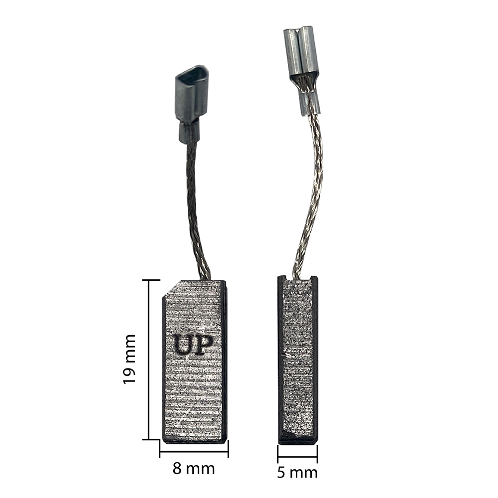 Щетка графитовая UNITED PARTS для BOSCH GBH2-24DSR,GBH2-24DFR (аналог 1617014134)  5х8х19мм АВТОСТОП, пар