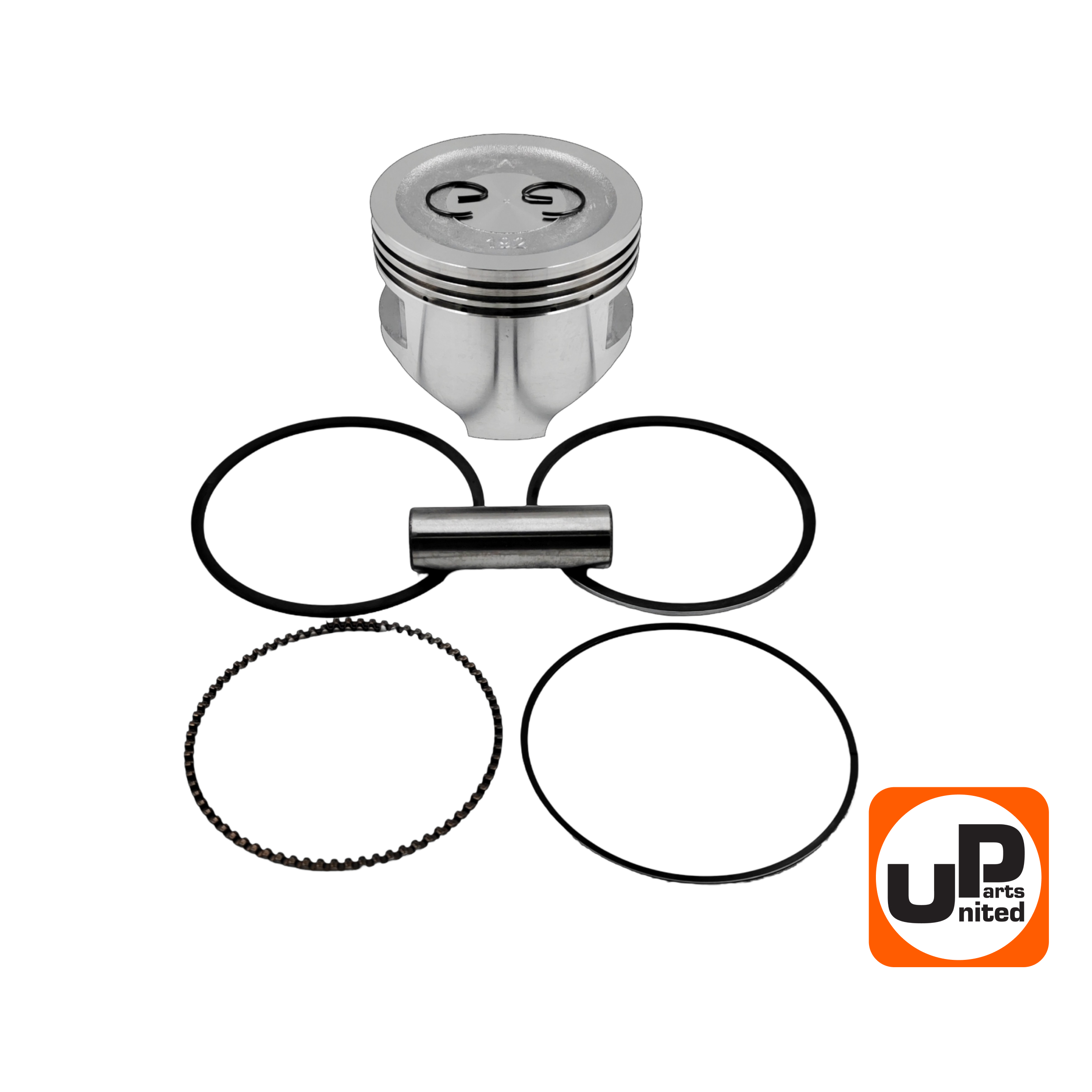Поршень в сборе UNITED PARTS Ø92мм 192F (кольцо 2,0мм), шт
