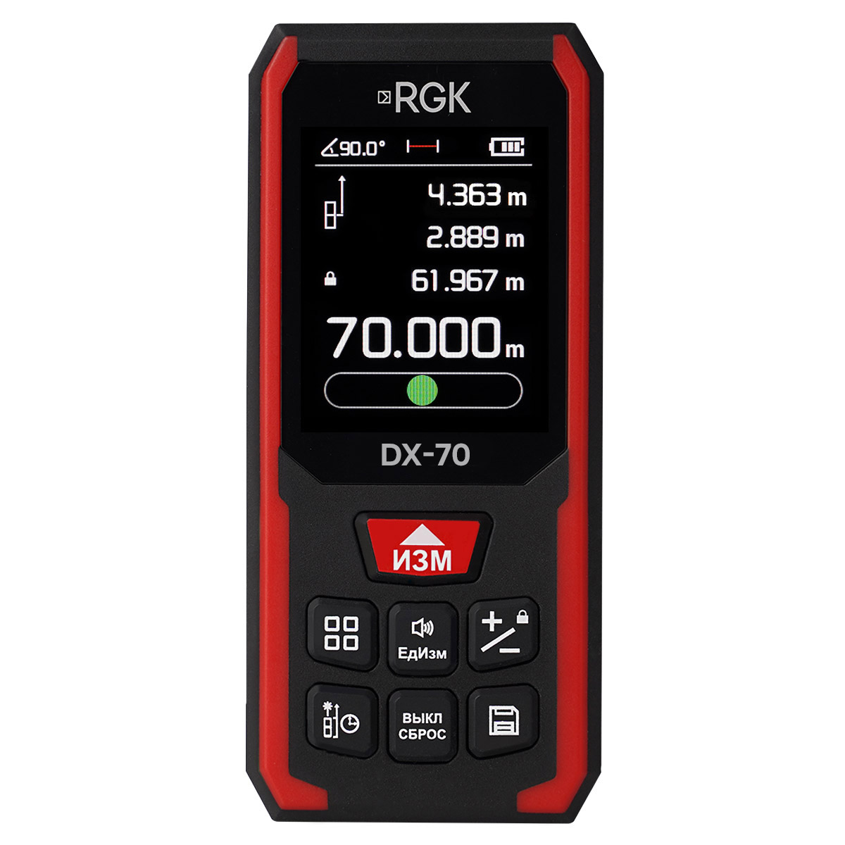 Лазерный дальномер RGK DX70