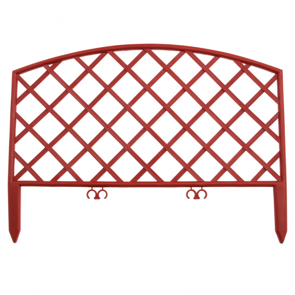 Забор декоративный "Сетка", 24 х 320 см, терракот, Palisad
