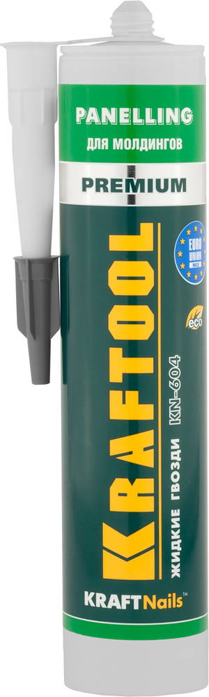 KRAFTOOL DÉCOR, 310 мл, белый, монтажный клей для молдингов (41349)