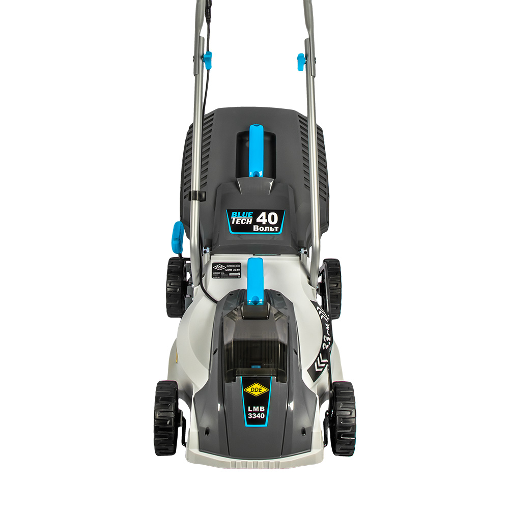 Газонокосилка аккумуляторная DDE  BlueTech LMB 3340 (33 см, 25 - 70 мм, сборник 40л, без ЗУ и АКБ), шт