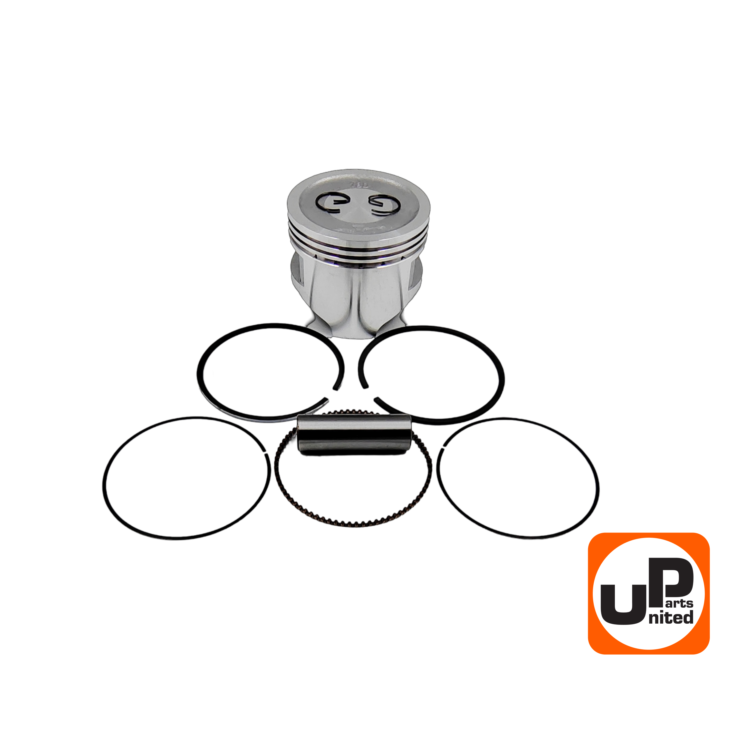 Поршень в сборе UNITED PARTS Ø88мм 188F (кольцо 2,0мм), шт