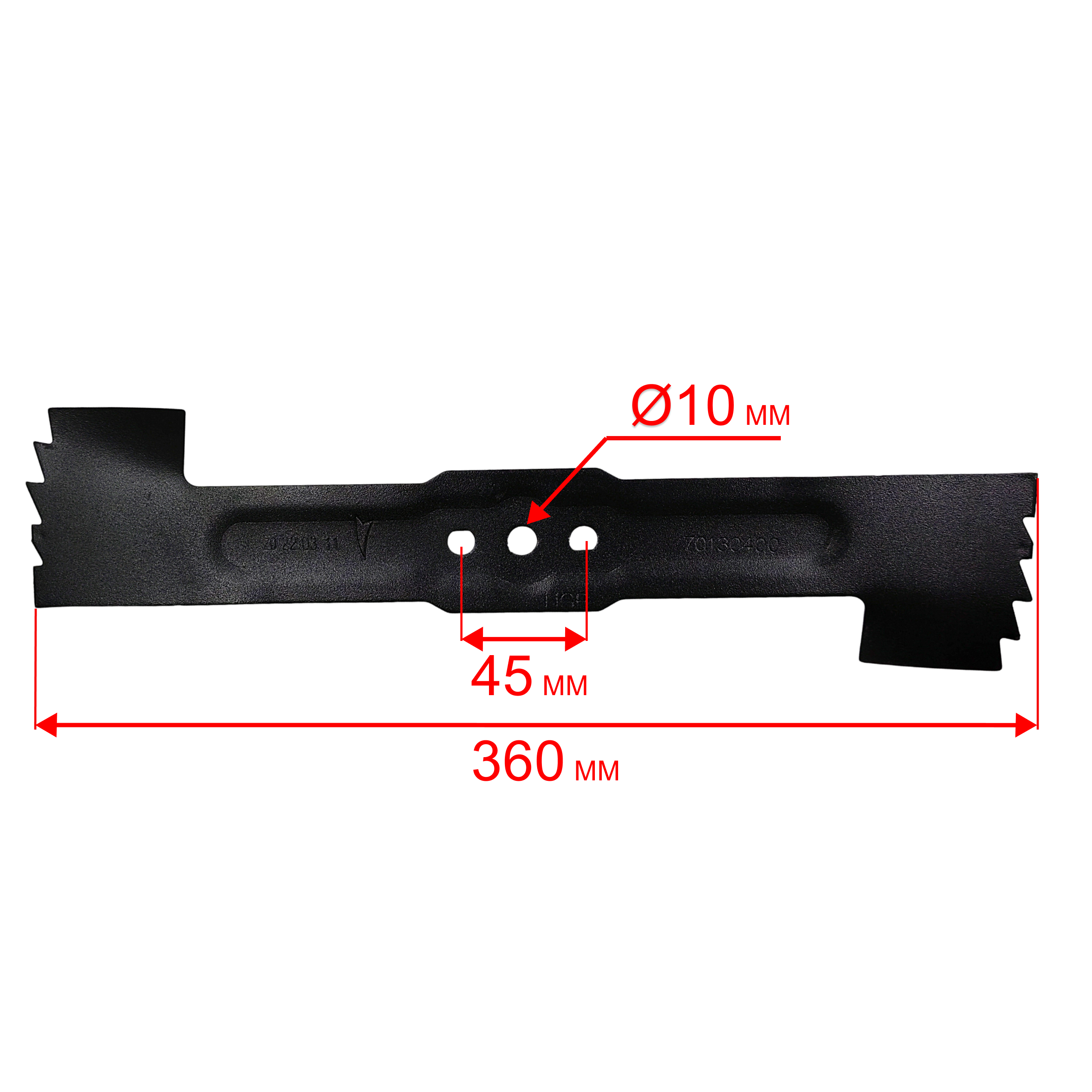 Нож для газонокосилки оригинальный DDE LMB3840 BlueTec , шт