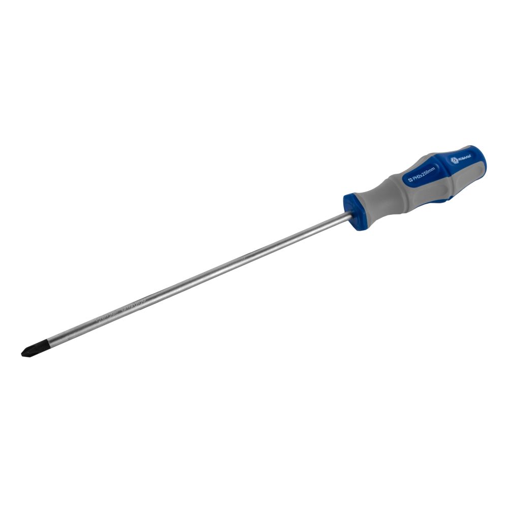 Отвертка Ultra Grip КОБАЛЬТ PH-2 х 250 мм, CR-V, двухкомпонентная рукоятка, подвес (920-391), шт