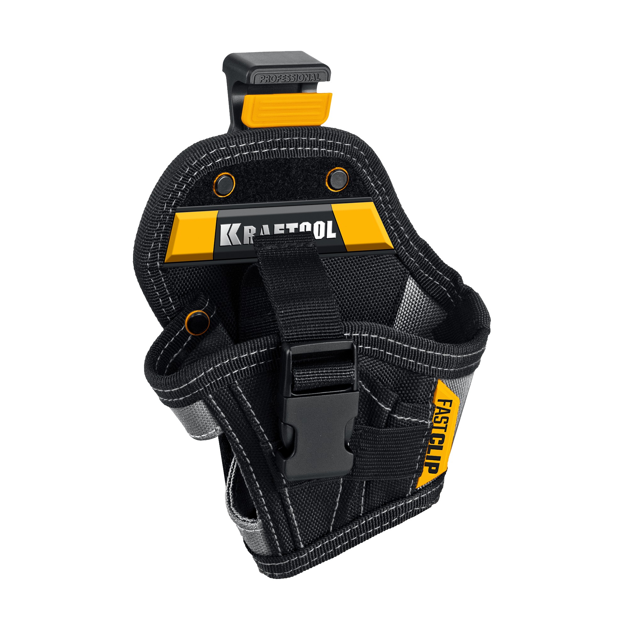 KRAFTOOL KH-5C кобура для шуруповерта с быстросъёмным креплением FastClip, компактная (38770)
