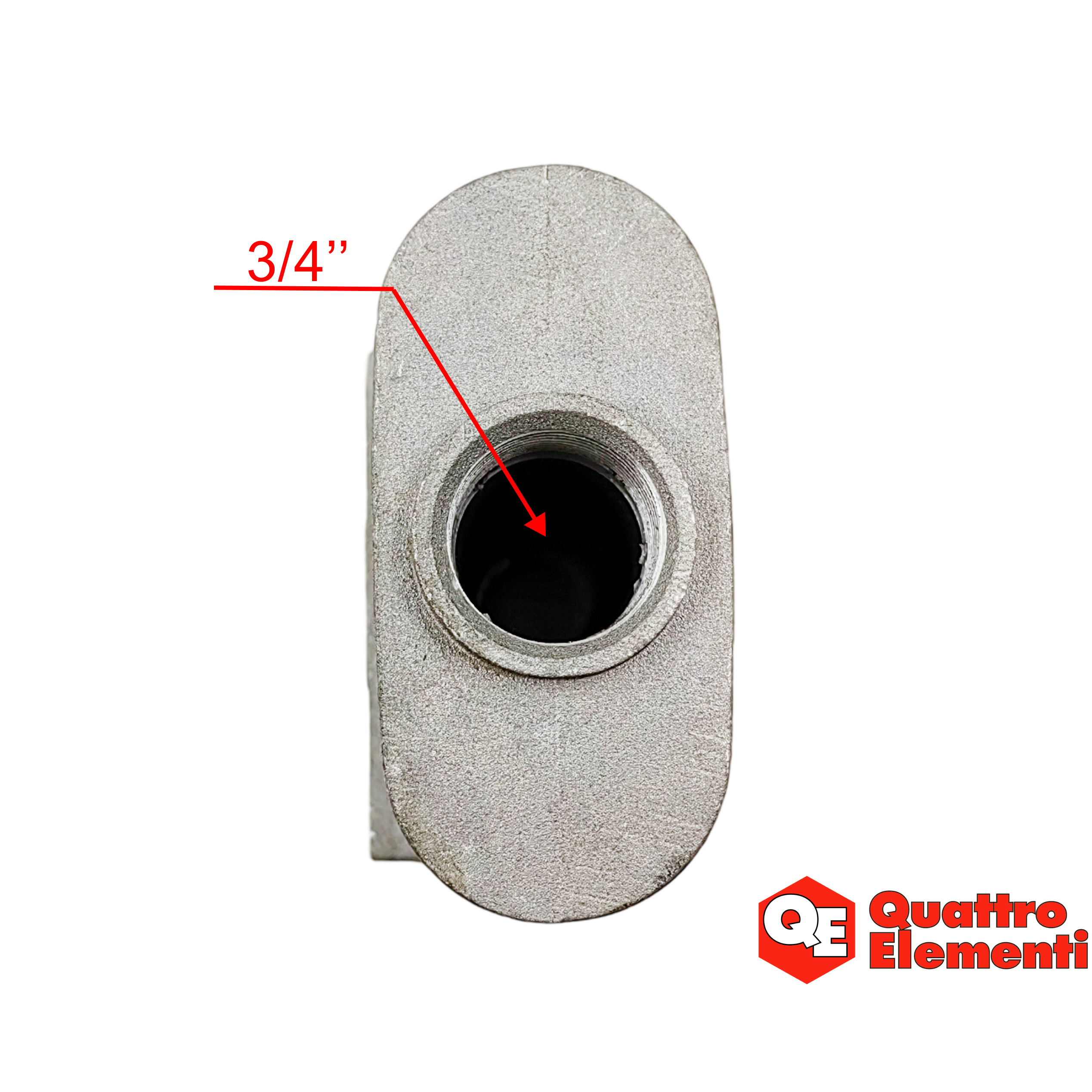 Патрубок QUATTRO ELEMENTI B360-50 (770-285-037), шт