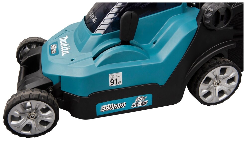 Газонокосилка аккумуляторная MAKITA DLM382Z (36В/2х18В, 38см, трав40л, без акк и з/устр) (DLM382Z), шт