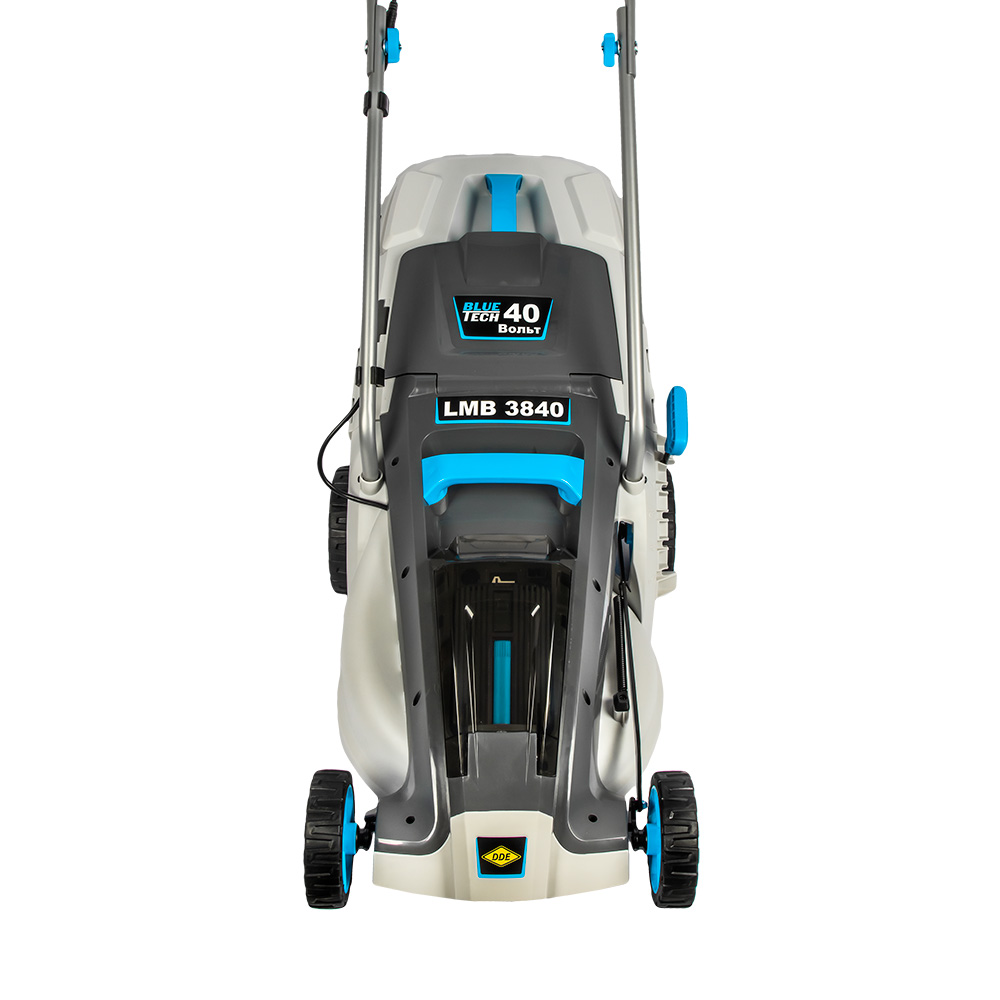 Газонокосилка аккумуляторная DDE  BlueTech LMB 3840 (38 см, 25 - 75 мм, сборник 40л, без ЗУ и АКБ), шт