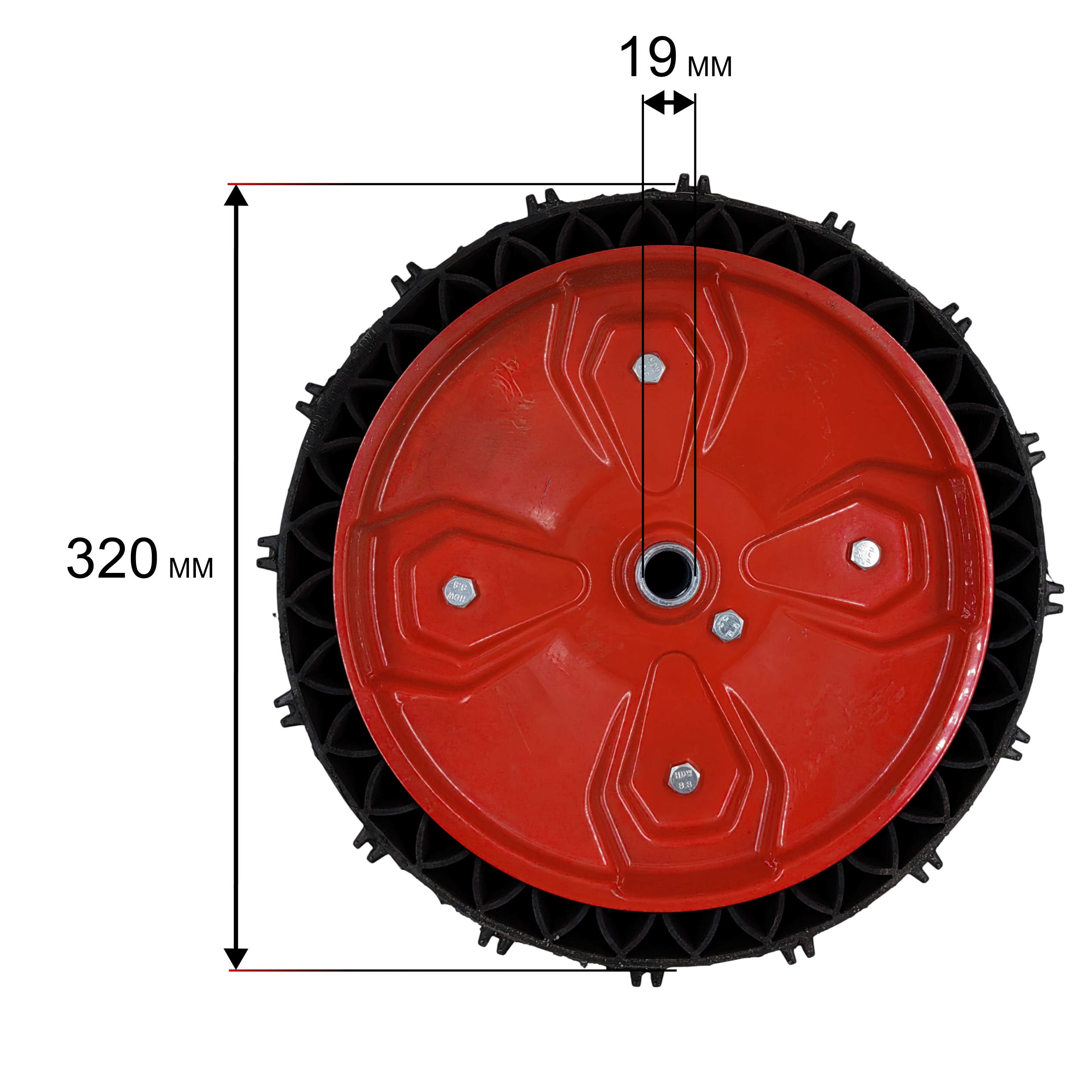 Колесо снегоотбрасывателя DDE 13" ST6555 (БЕСКАМЕРНОЕ, посадка 20мм), шт