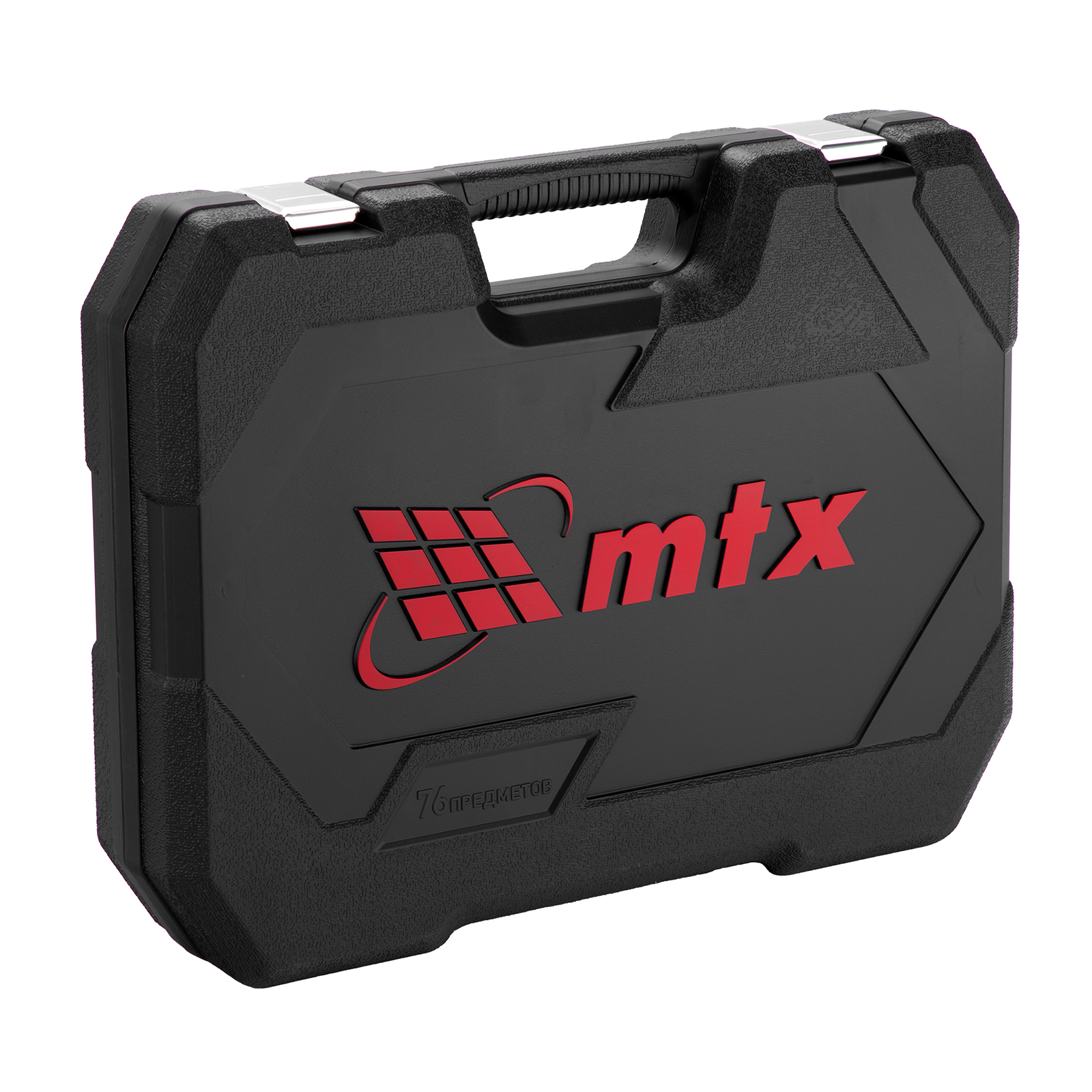 Набор инструментов, 1/2", 1/4", пластиковый кейс 76 предметов MTX