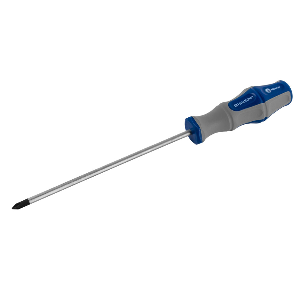 Отвёртка КОБАЛЬТ Ultra Grip PH-1 х 150 ммCR-V, двухкомпонентная рукоятка (1 шт.) подвес