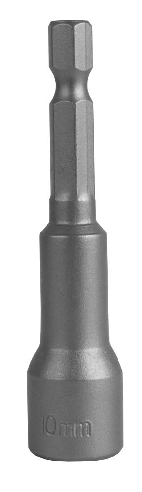 Головка торцевая ПРАКТИКА "Профи" магнитная 10 х 65 мм с хвостовиком HEX 1/4" (1шт), блистер