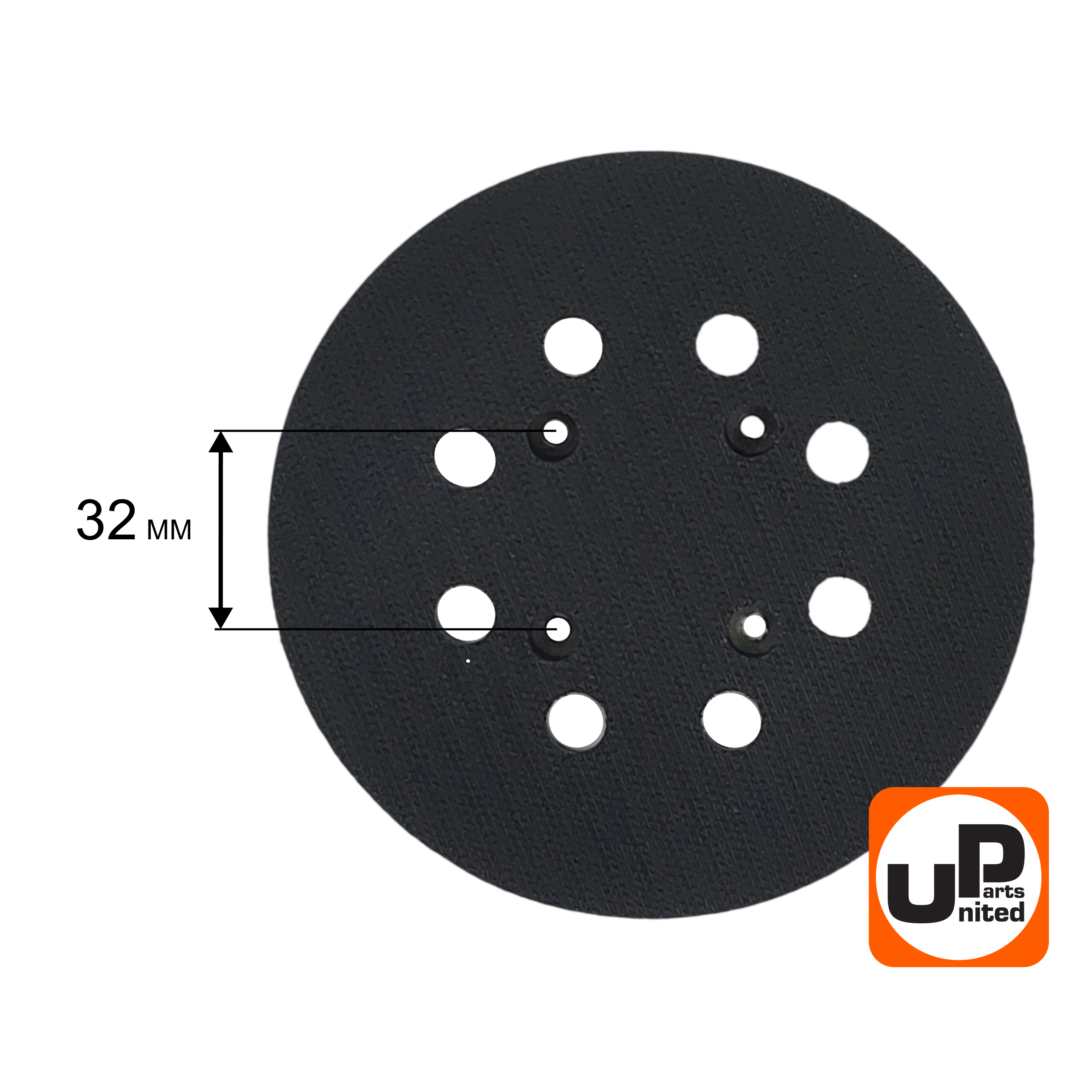 Платформа UNITED PARTS универсальная ф 125mm, крепление 4 отверстия, шт