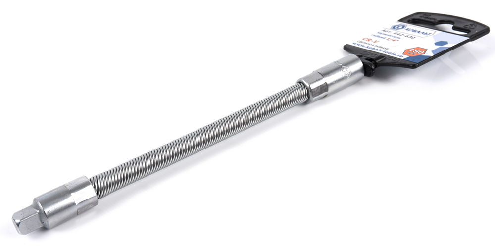 Удлинитель КОБАЛЬТ 1/4", 150 мм, гибкий, Cr-V (1 шт.) подвес