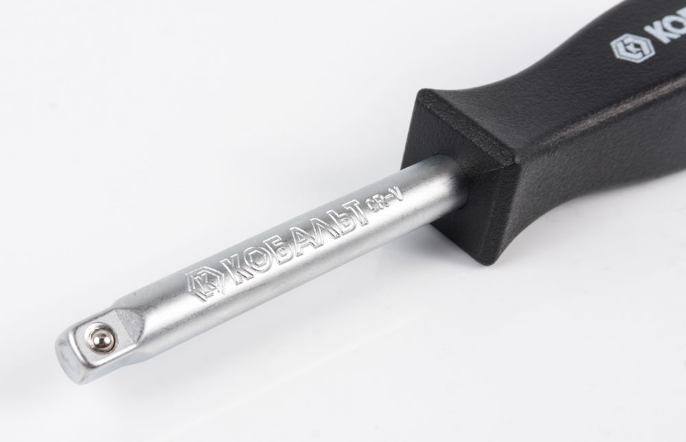 Отверточная рукоятка КОБАЛЬТ 1/4", Cr-V(1 шт.) подвес