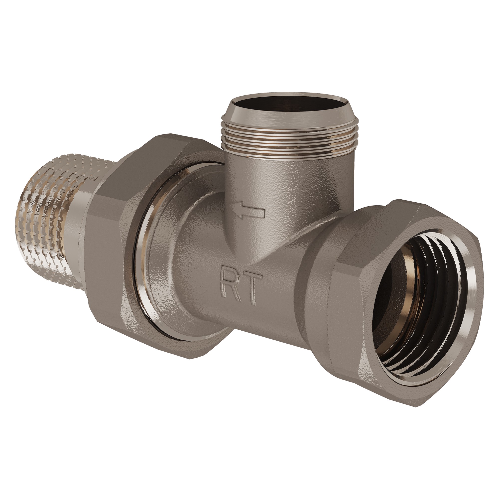 Клапан запорный прямой Royal Thermo 1/2"