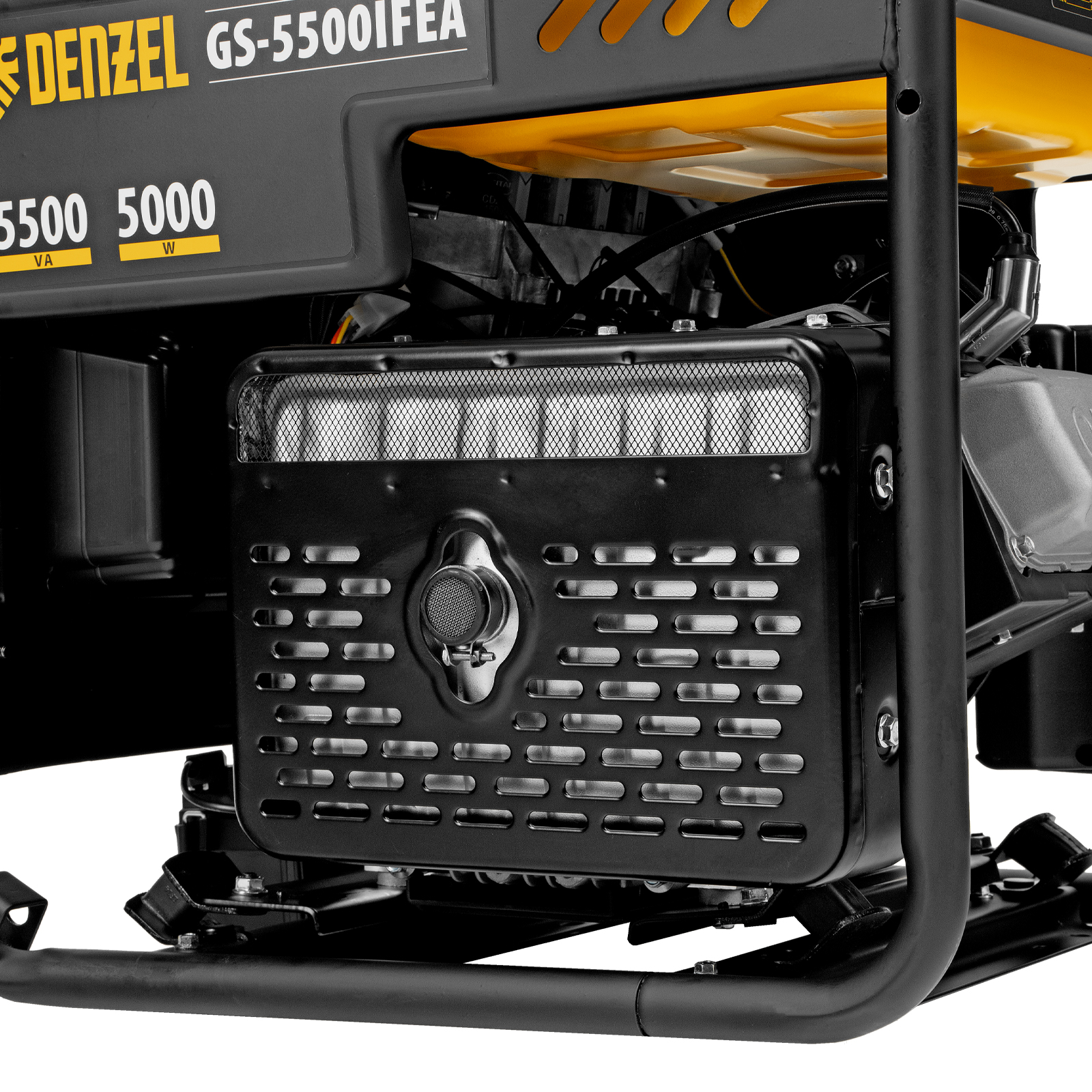 Генератор инверторный GS-5500iFEA, 5,5 кВт, 230 В, открытый корпус, электростартер, ATS DENZEL