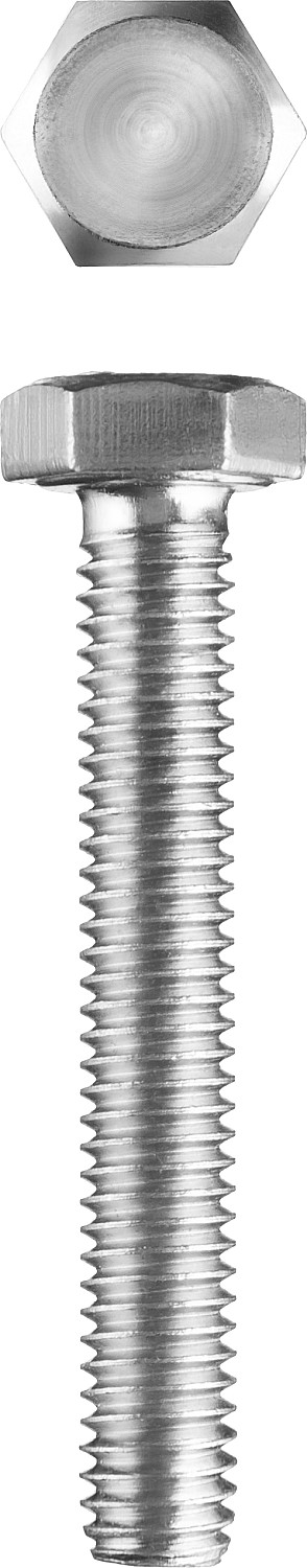 ЗУБР ГОСТ 7798-70, кл. пр. 5.8, M6 х 80 мм, цинк, 3 шт, болт (303086-06-080)
