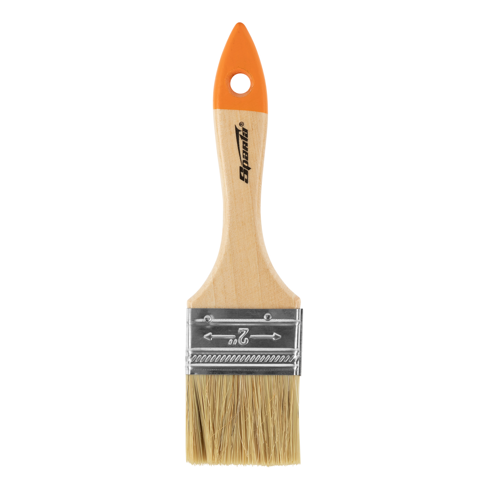 Кисть плоская Slimline 2" (50 мм) натуральная щетина, деревянная ручка Sparta