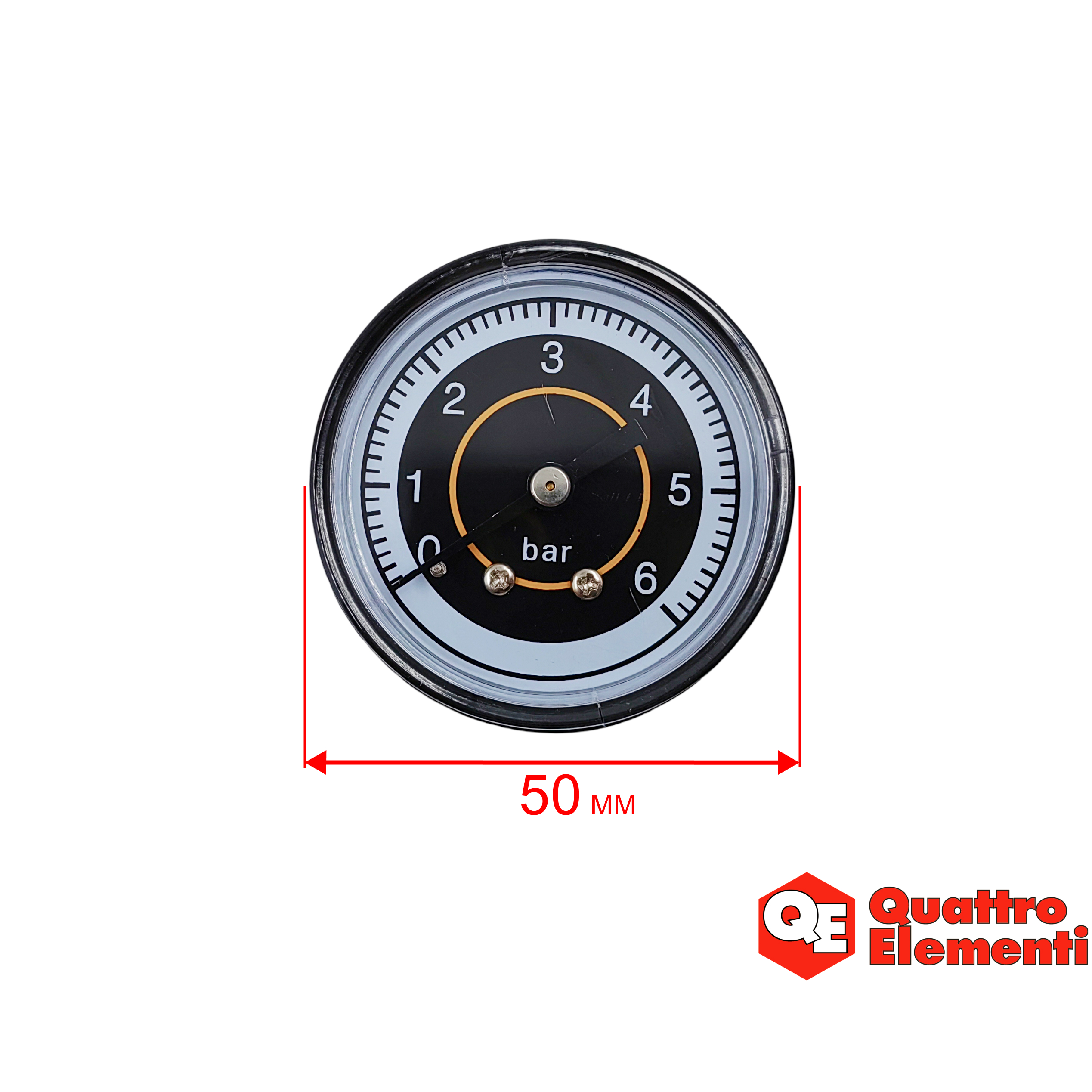 Манометр QUATTRO ELEMENTI A1101FL (910-232-908), шт