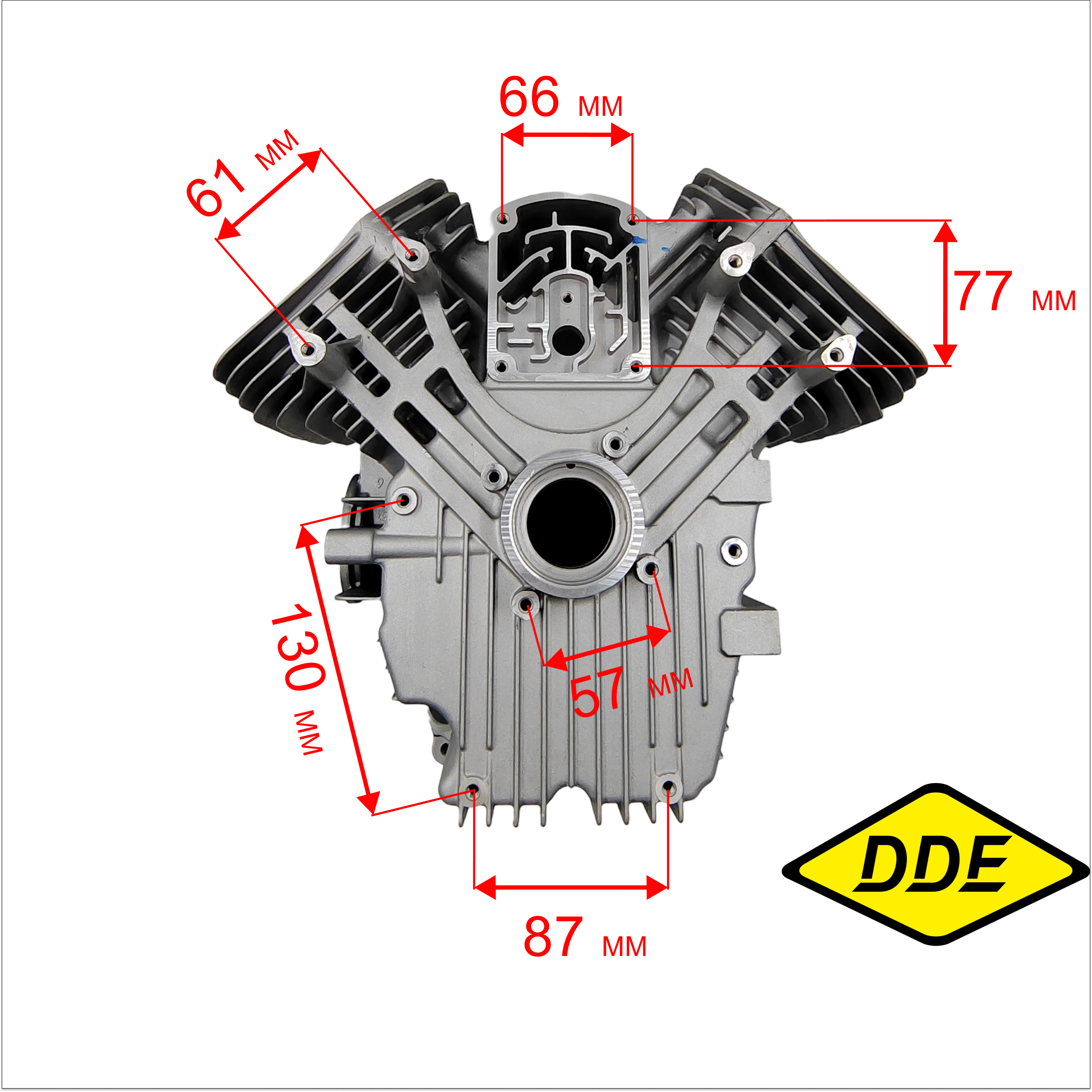 Цилиндр блок двигателя DDE LC2P77F для райдера ZTR 132 (909-143-446), шт