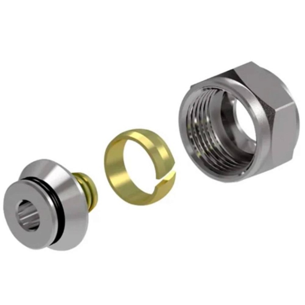 Фитинг коллекторный Royal Thermo 16х2,2 мм "евроконус", 3/4"