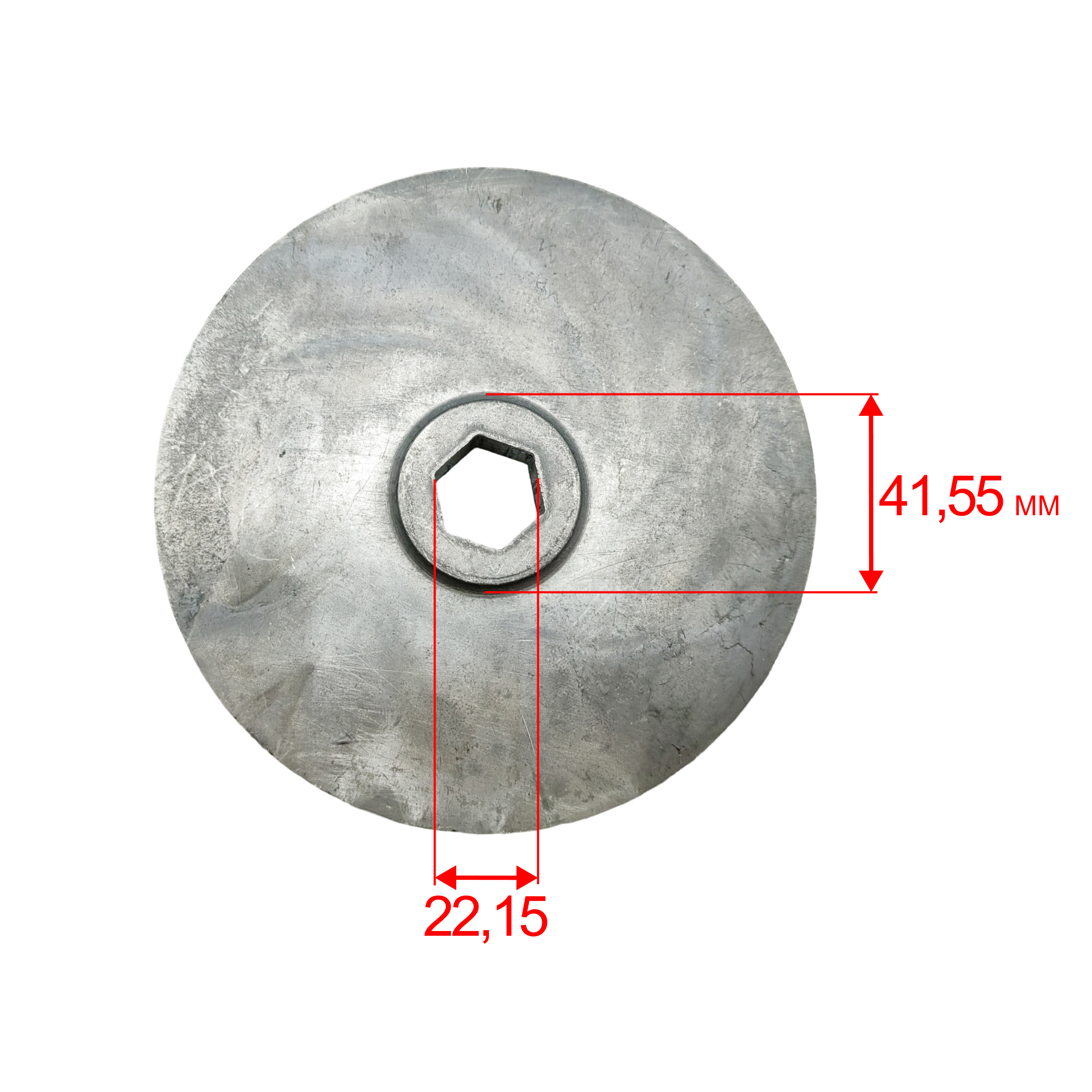 Крыльчатка помпы DDE PH50-80 №2, шт