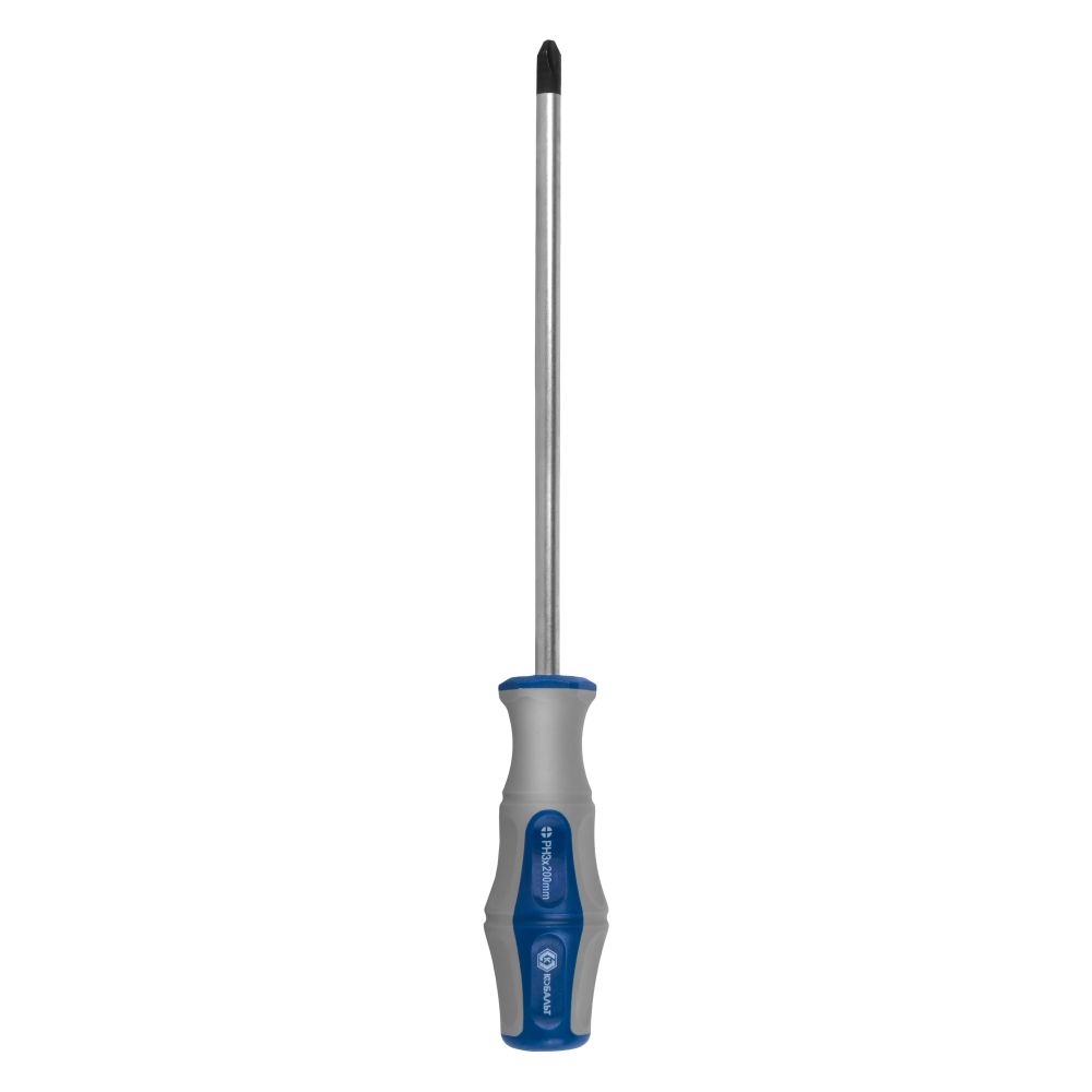 Отвертка Ultra Grip КОБАЛЬТ PH-3 х 200 мм, CR-V, двухкомпонентная рукоятка, подвес (920-407), шт