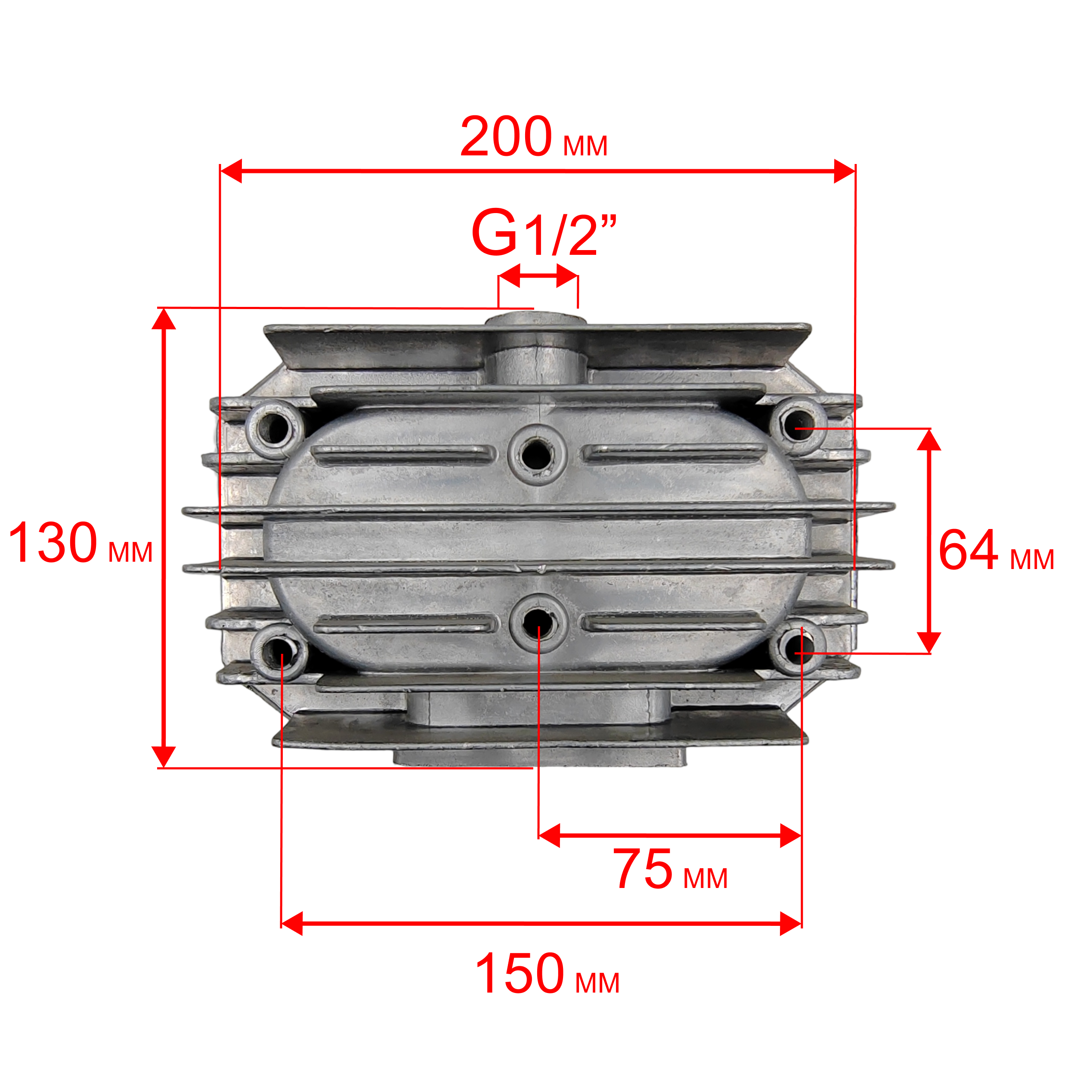 Головка цилиндра QUATTRO ELEMENTI B 360-50 (770-285-032), шт