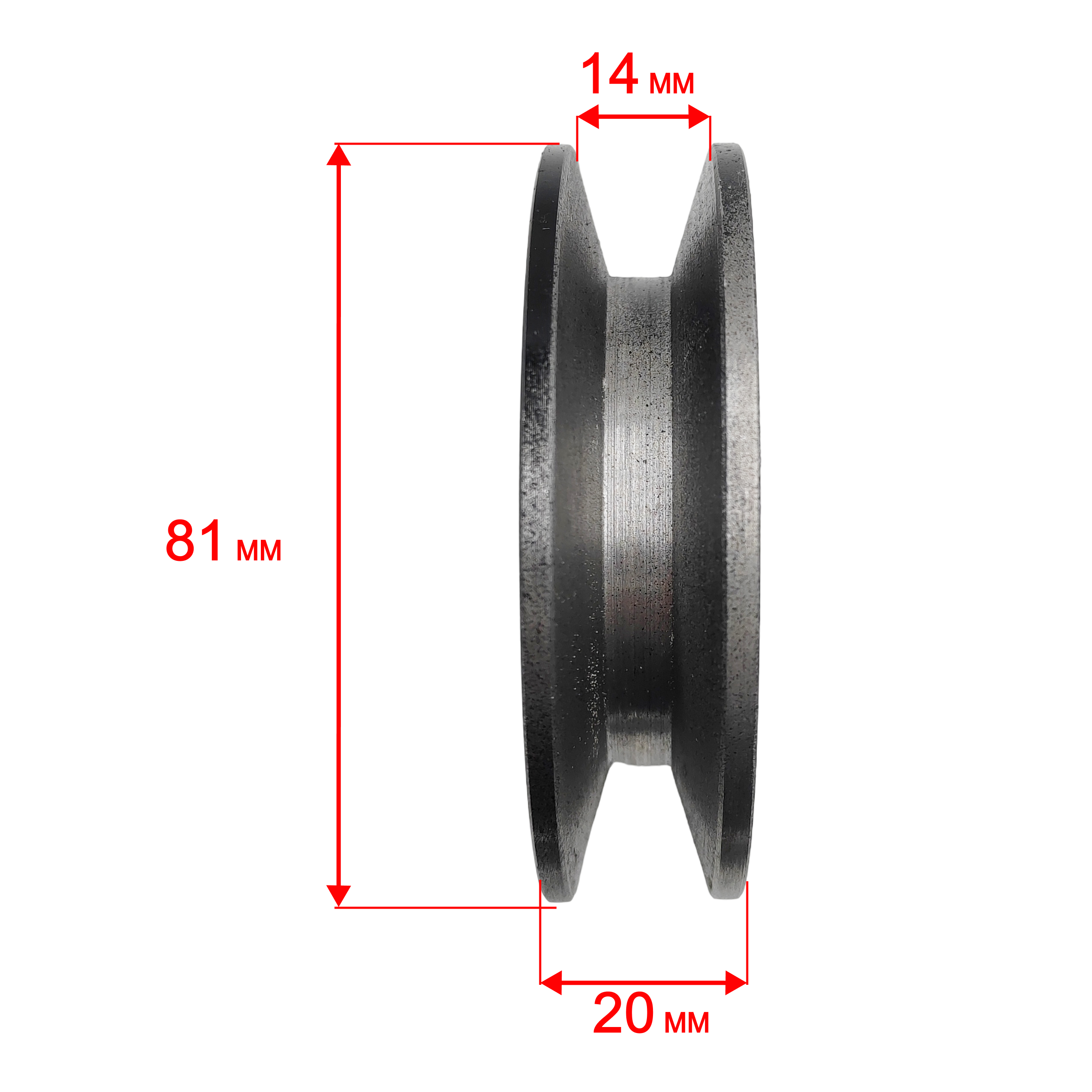 Шкив ведомый DDE VP60-H эксцентрика (154004-1), шт