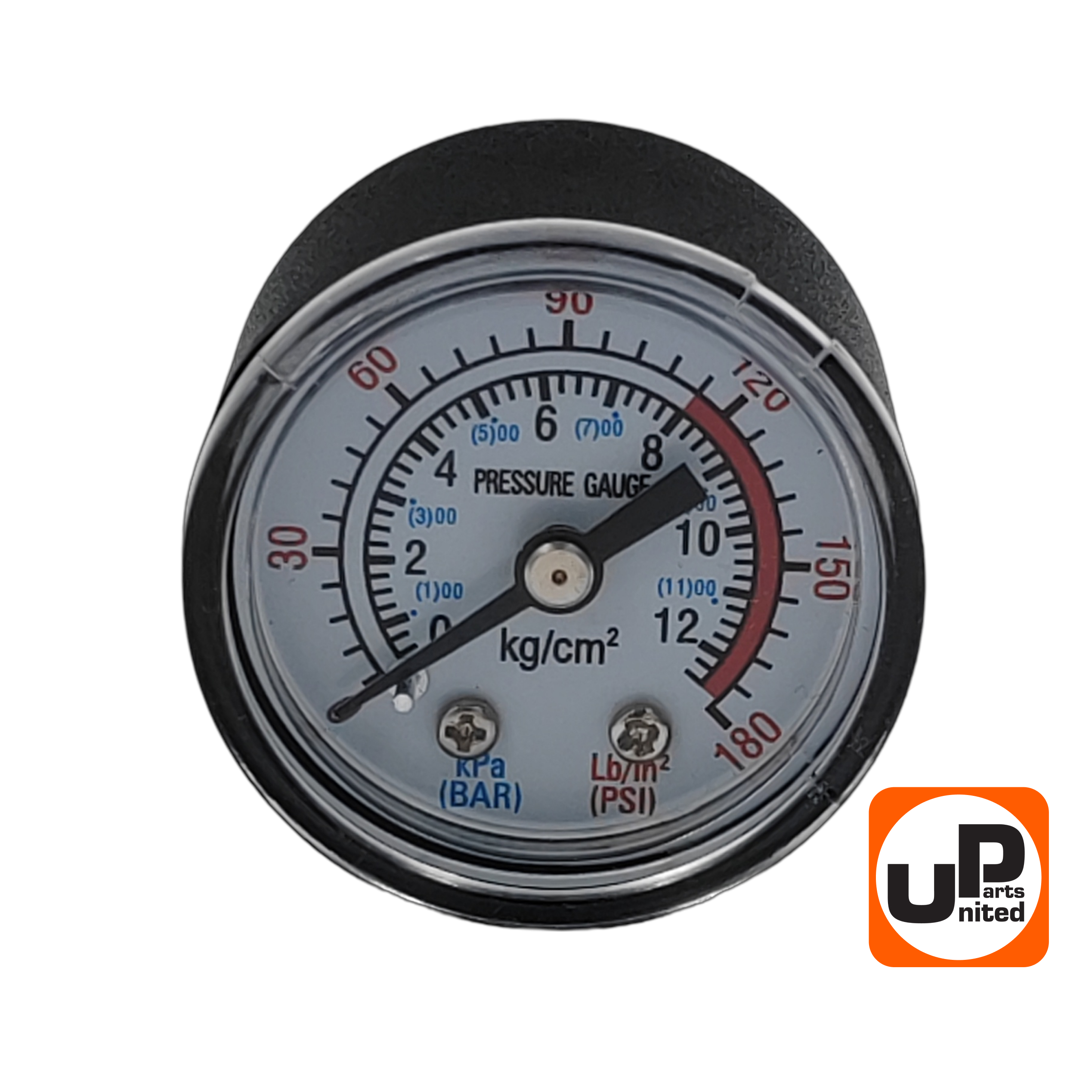 Манометр UNITED PARTS резьба внешняя 1/8", диаметр 41мм, шт