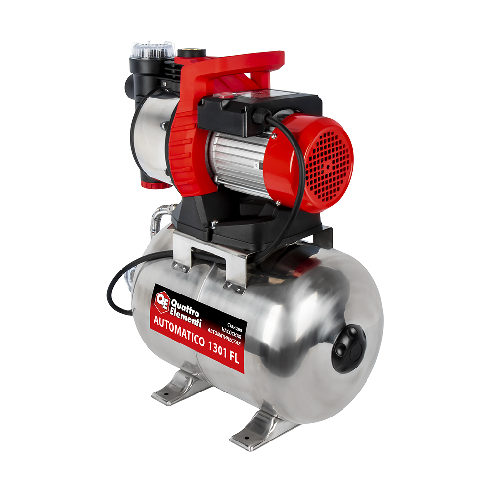 Насосная станция QUATTRO ELEMENTI Automatico 1301 FL Inox 910-249