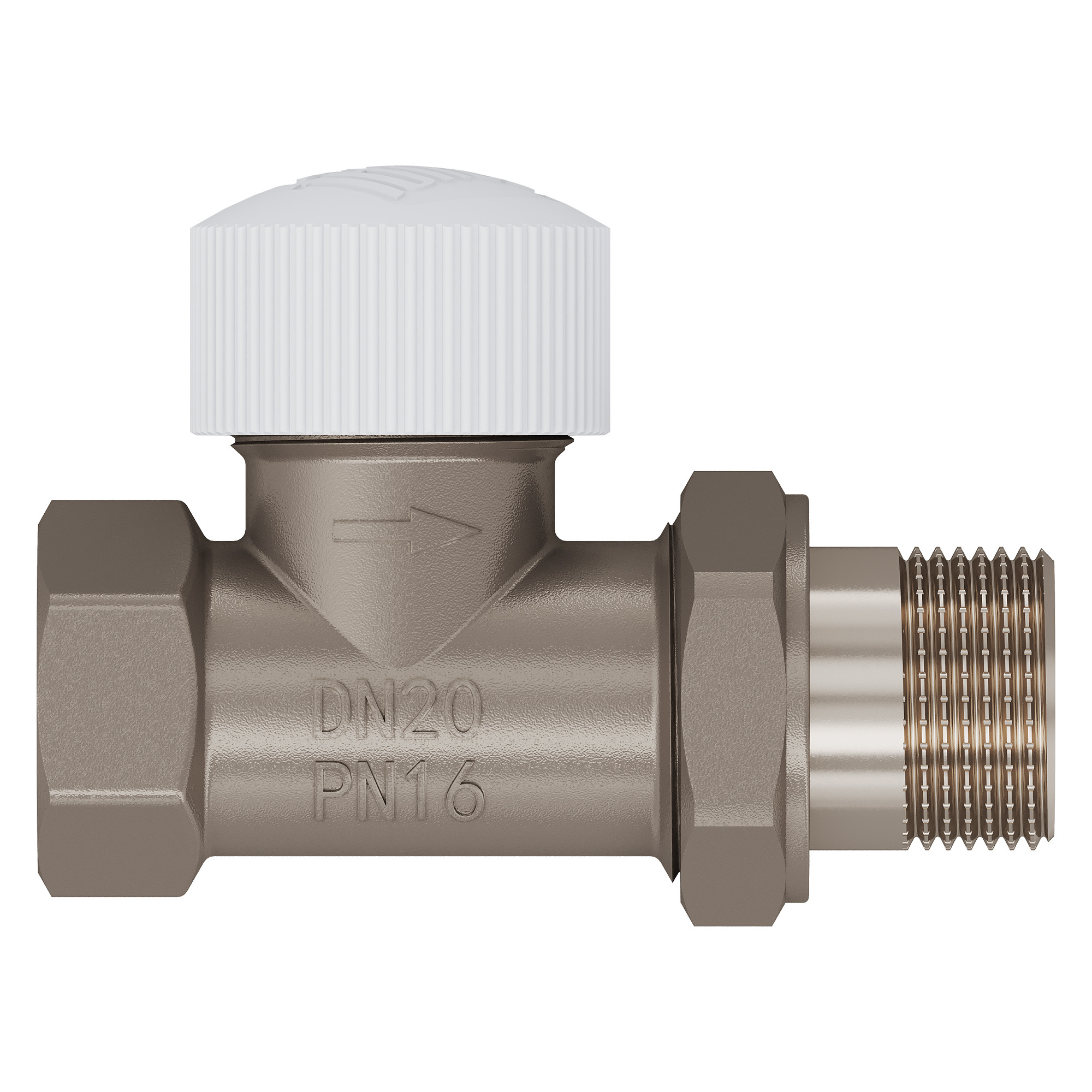 Клапан термостатический прямой Royal Thermo 3/4" М30х1,5