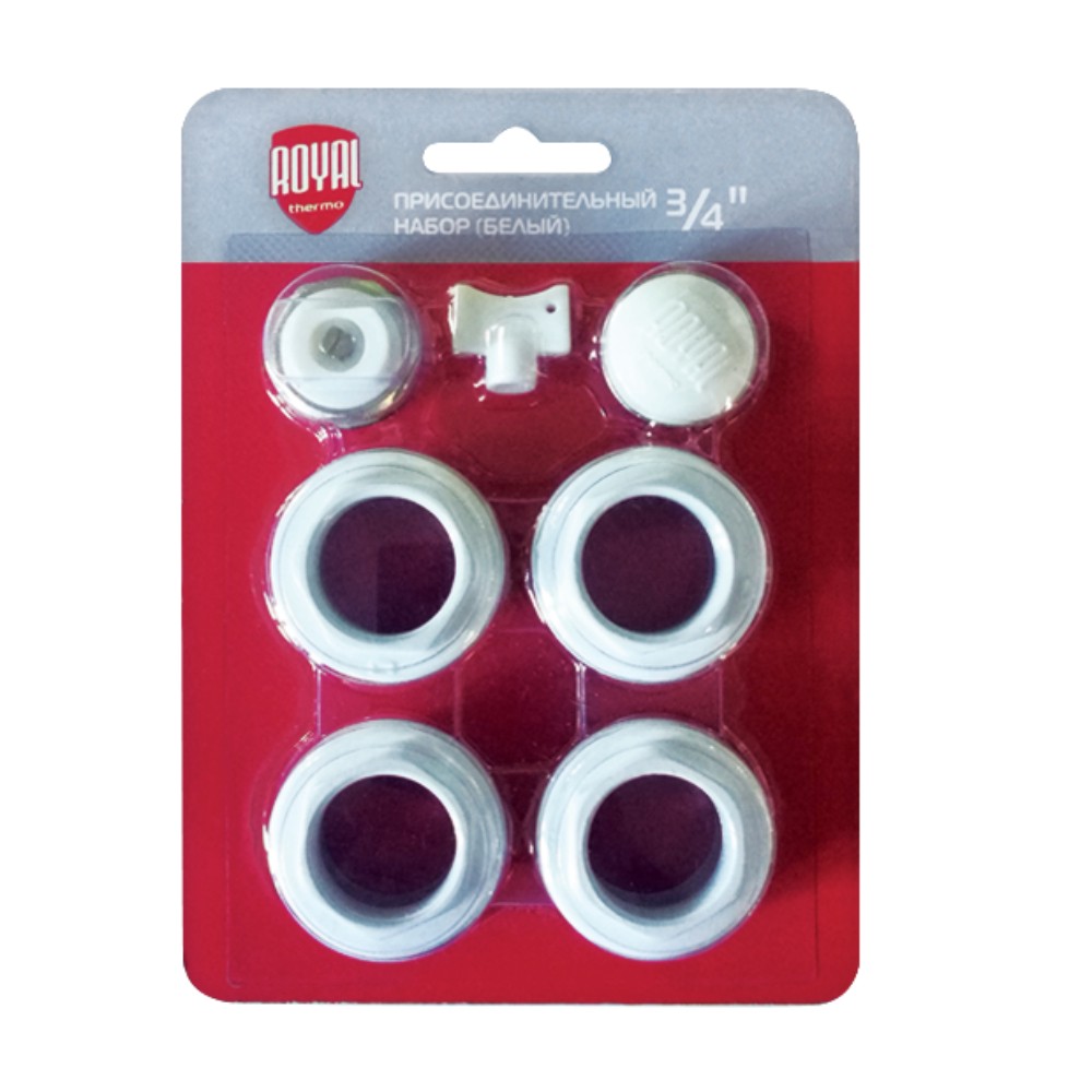 Набор присоединительный Royal Thermo 3/4" white