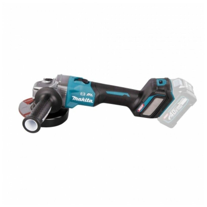 Шлифмашина аккумуляторная угловая MAKITA GA029GZ (XGT BL 40В, 125 мм, 3000-8500 об/мин, клавиша, кожух, эл.тормоз, XPT, AFT, плавный пуск, а, шт