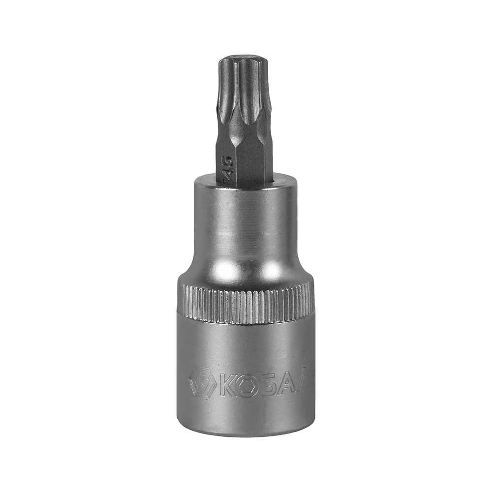Головка торцевая со вставкой КОБАЛЬТ 1/2", TORX45, CR-V, подвес (924-184)
