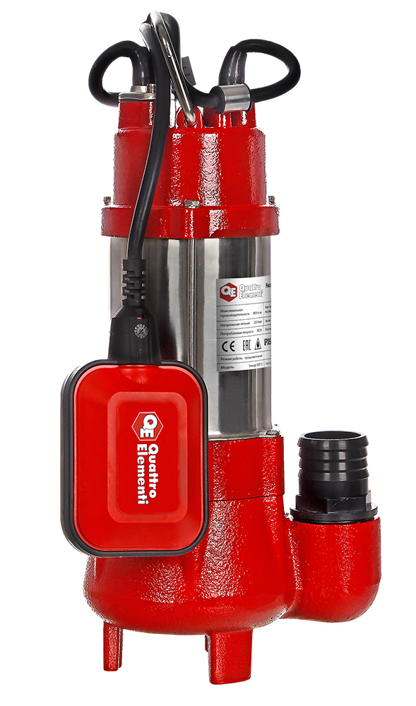 Фекальный насос QUATTRO ELEMENTI Sewage 300F Ci 910-140