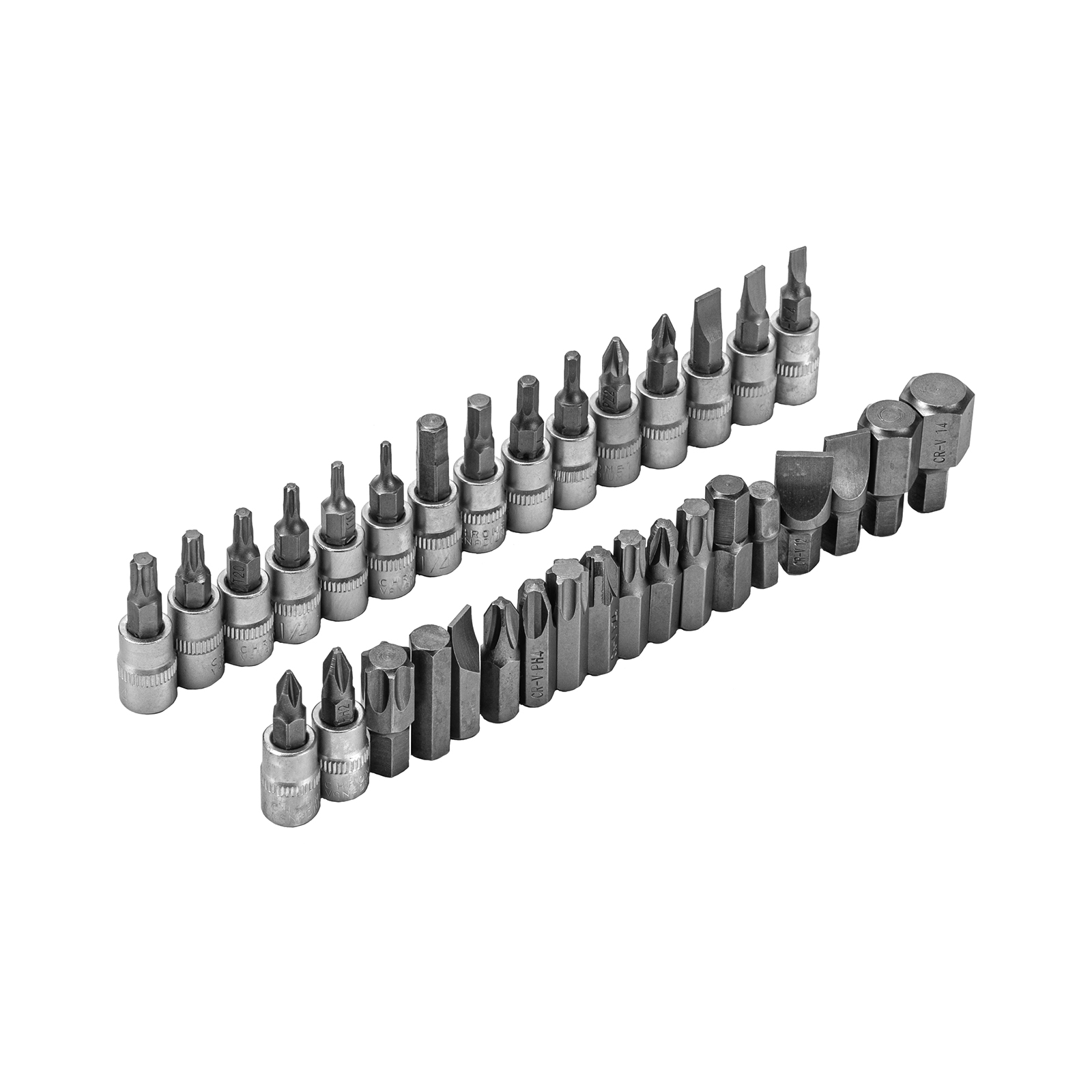Набор инструментов 94 предмета, CrV, 1/2", 1/4" MTX