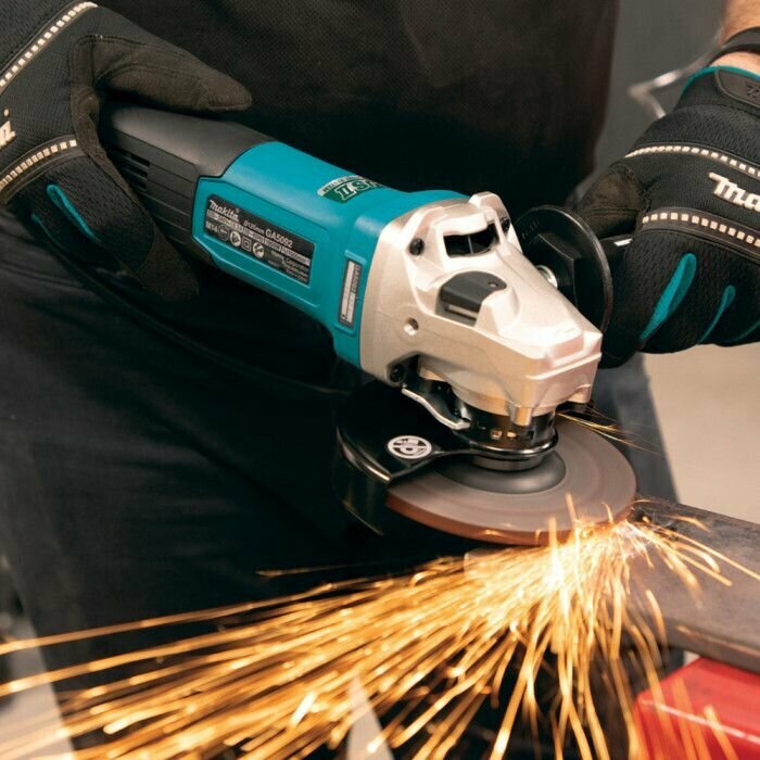 Шлифмашина угловая MAKITA GA5092X01 (125мм, 1900Вт, 11500об, SJSII, AFT, защ. от непр. пуска, поддерж. об-тов под нагр.), шт