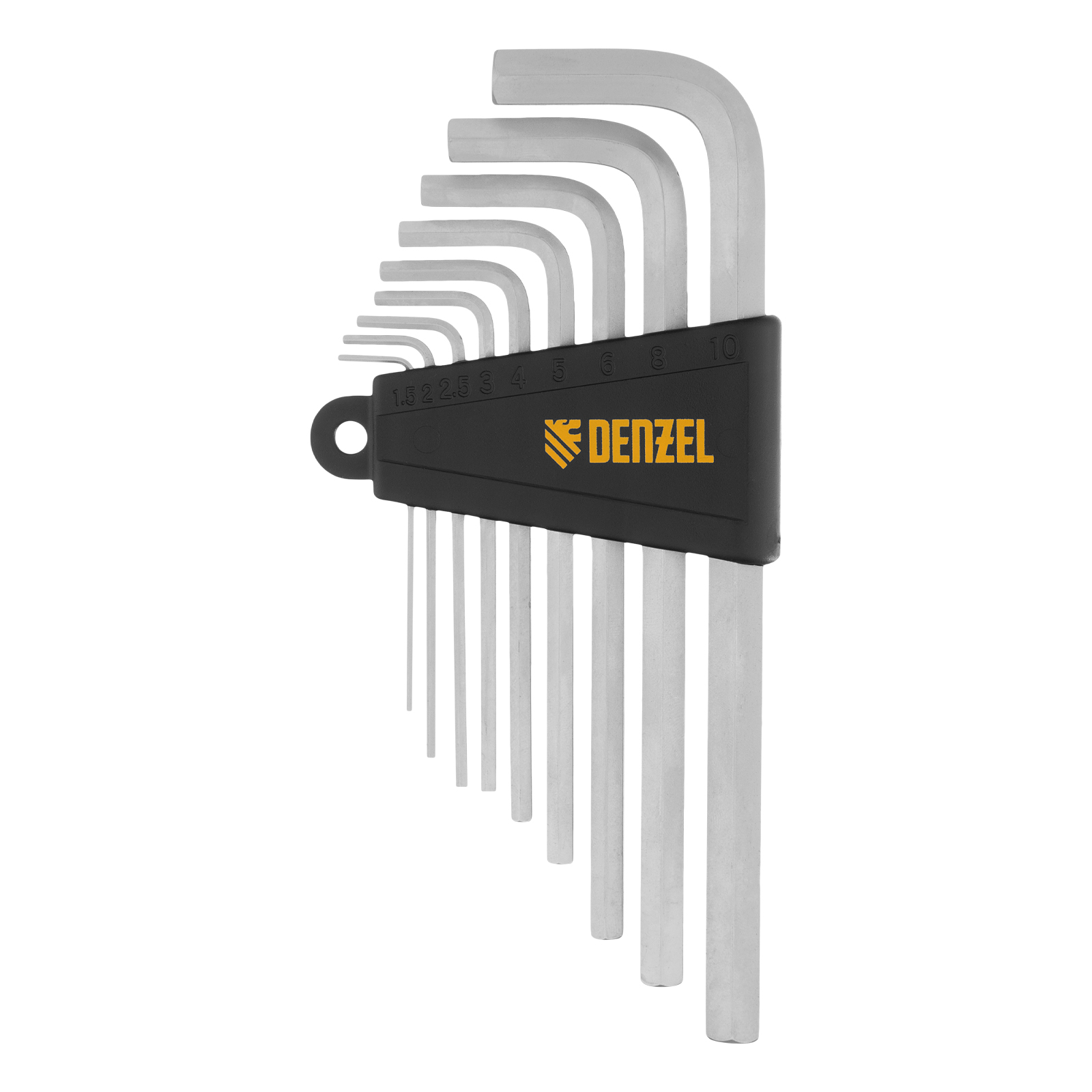 Набор инструментов, 1/2", 1/4", CrV, S2, пластиковый кейс, 100 предметов Denzel