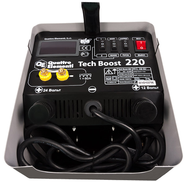 Пуско-зарядное устройство QUATTRO ELEMENTI Tech Boost 220