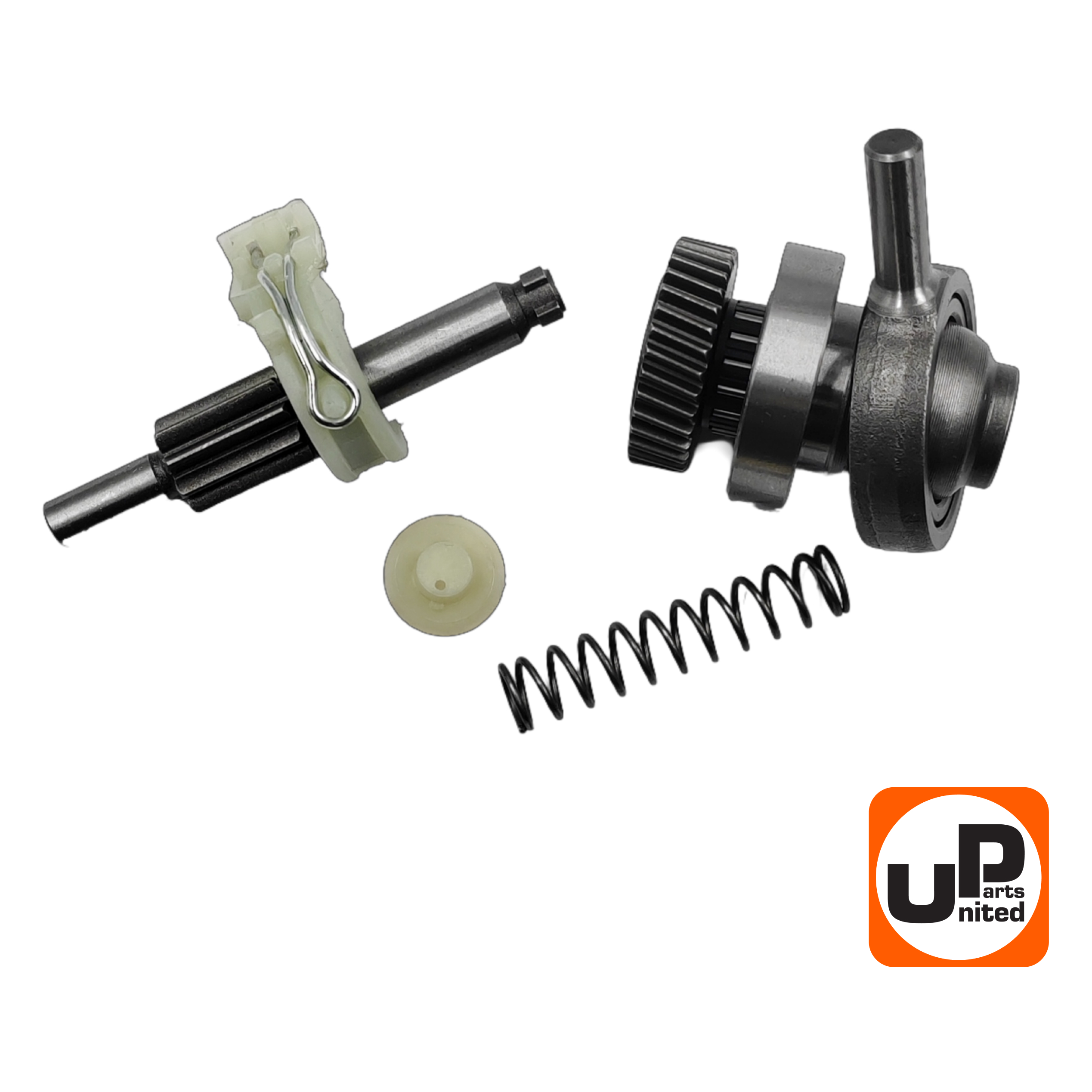 Вал UNITED PARTS в сборе с подшипником качения для BOSCH GBH2-26DRE/DFR  (1617000579, 1615819028), шт