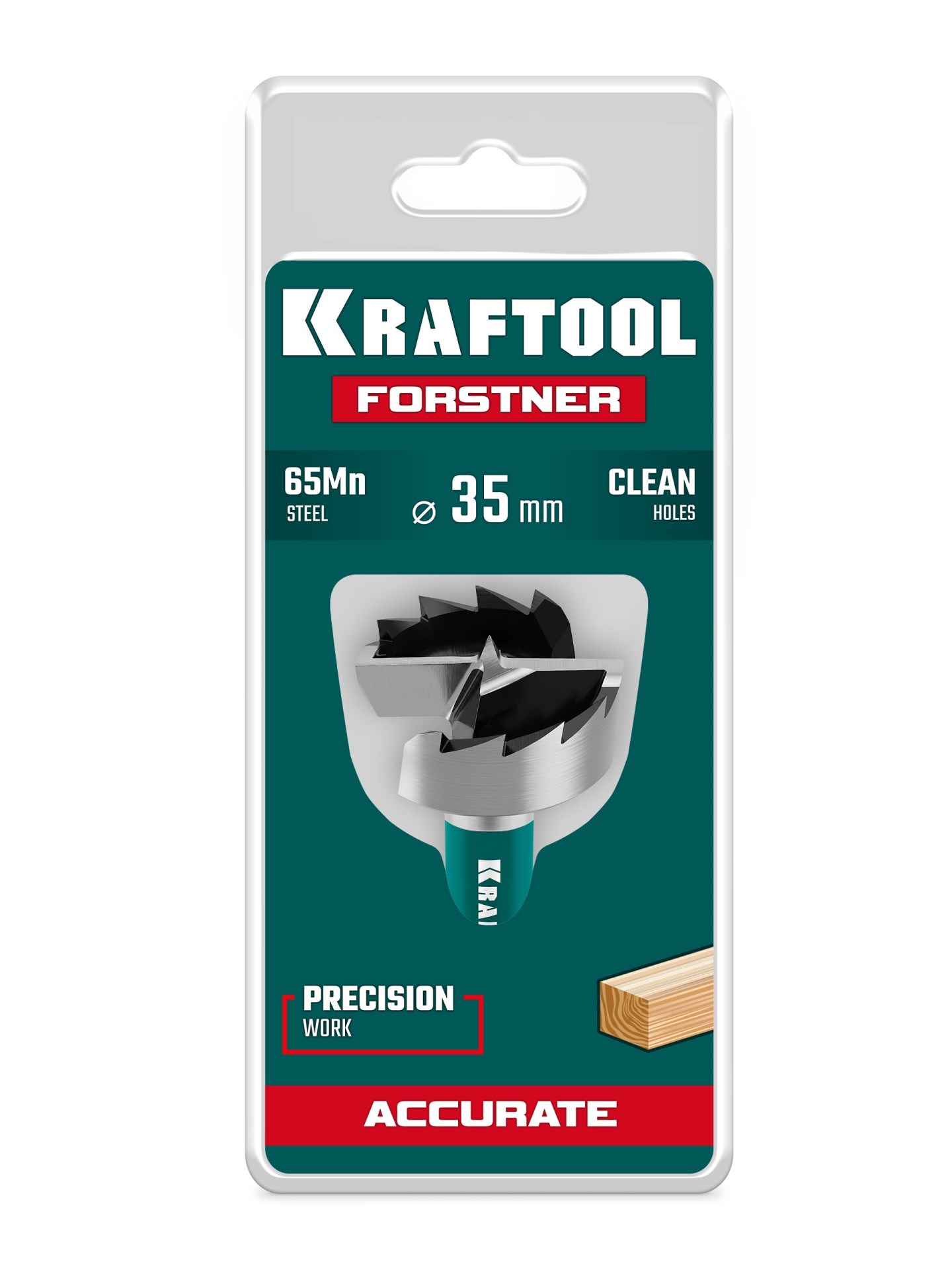 KRAFTOOL FORSTNER d 35 мм, cверло Форстнера (29950-35)