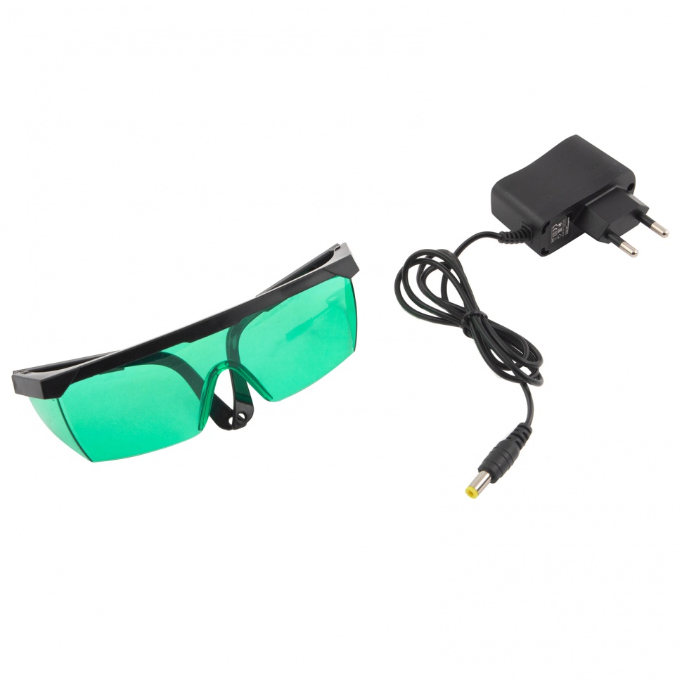 Лазерный уровень ML 06 Green, 30 м, 520 нм, аккумулятор Li 2800 мАч, резьба 5/8" Matrix