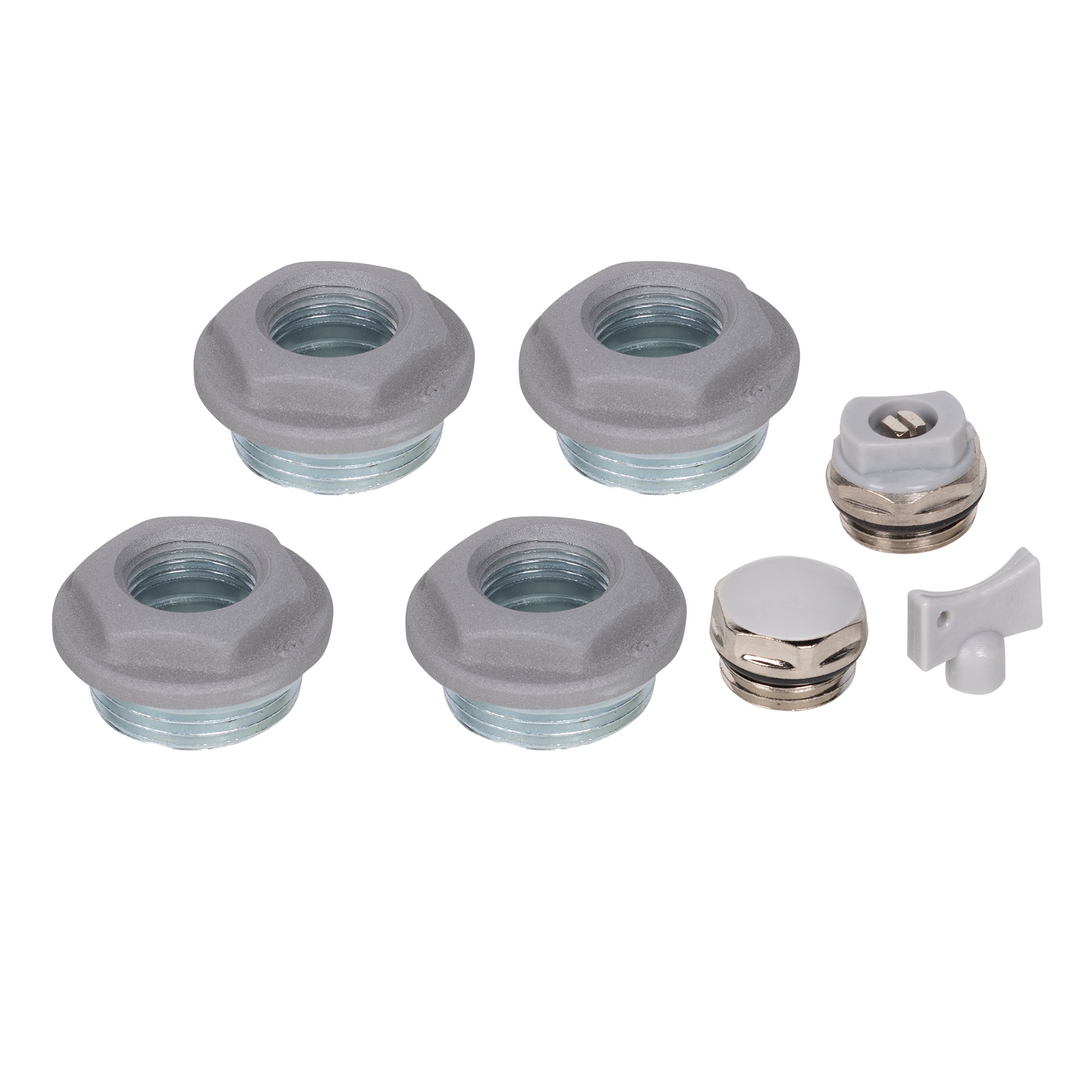 Комплект монтажный Royal Thermo 1”х 1/2" серебристый