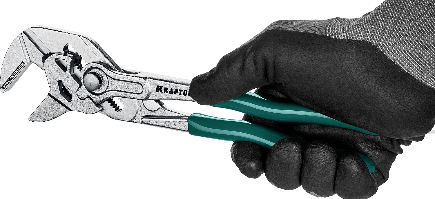 KRAFTOOL Vise-Wrench, 250 мм, клещи переставные-гаечный ключ (22065)