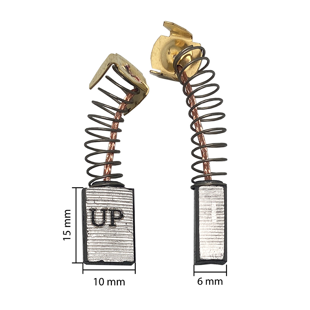 Щетка графитовая UNITED PARTS для MAKITA СВ-100 (аналог 181030-1)  6х10х15мм, пар