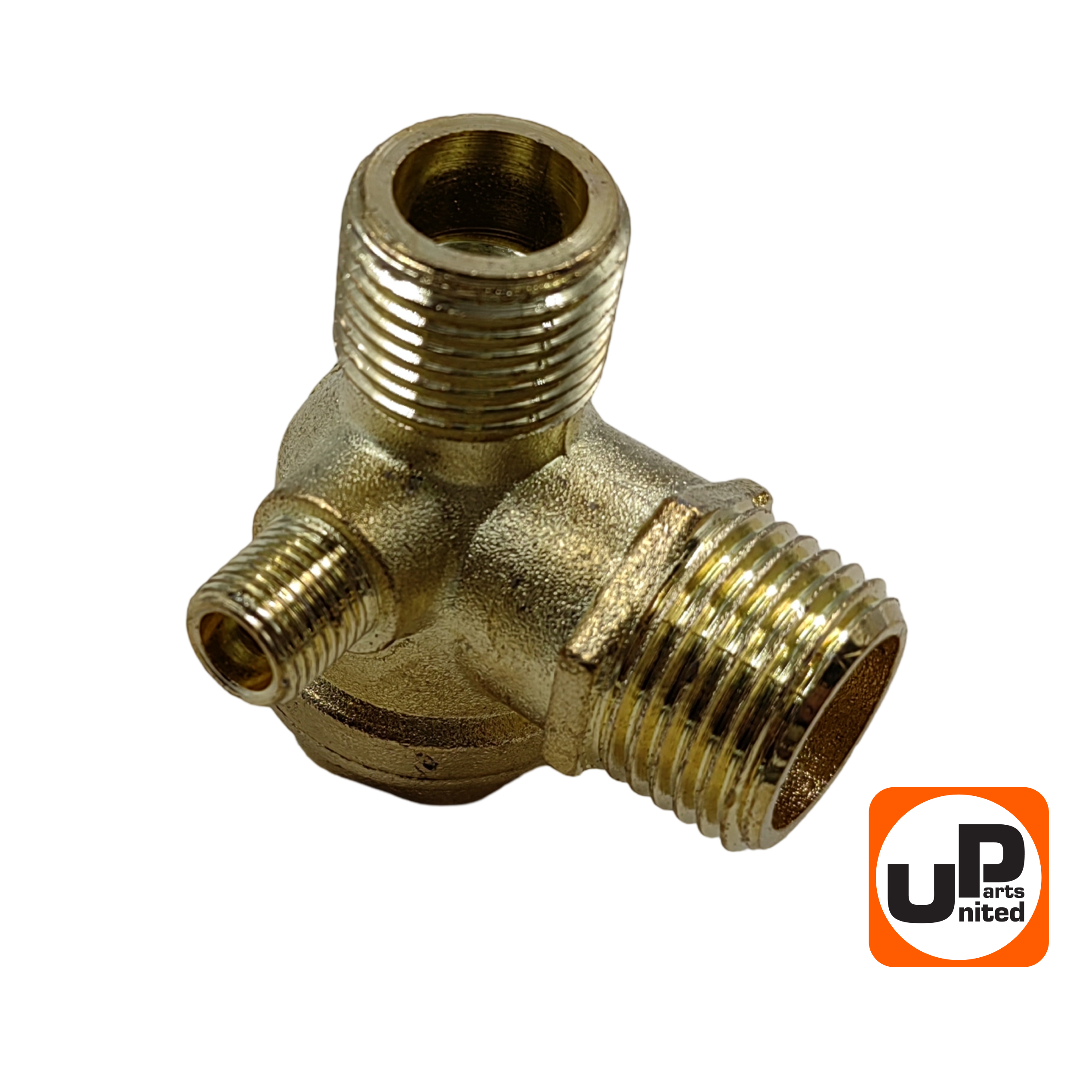 Клапан обратный UNITED PARTS для компрессора, резьба внешняя G1/8"×G1/2"×3/4"(19мм), шт
