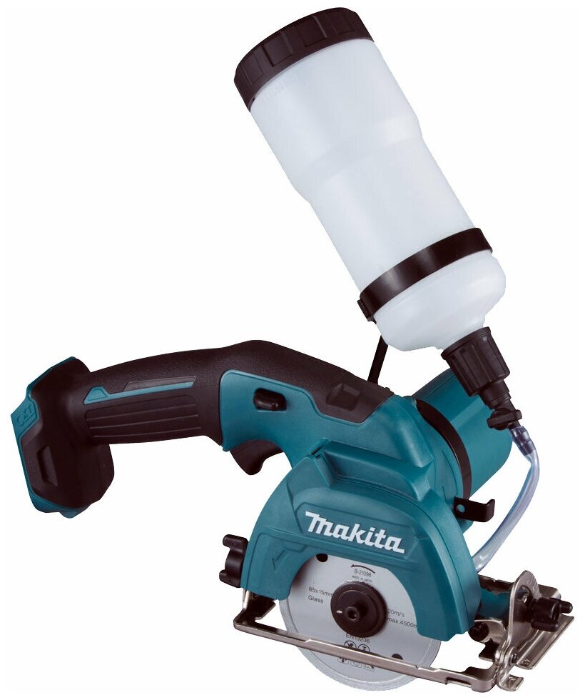 Пила дисковая аккумуляторная MAKITA алмазная CC301DWAE (10,8В, 85х15мм,гл.пр 25,5 мм, 2а (CC301DWAE), шт